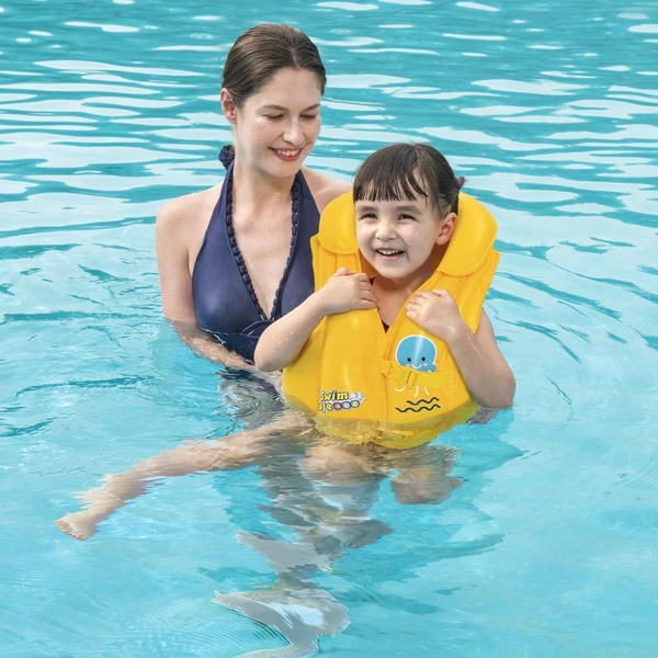 Bestway® Swim Safe ABC™ 兒童充氣式學游泳背心（ 3–6 歲）