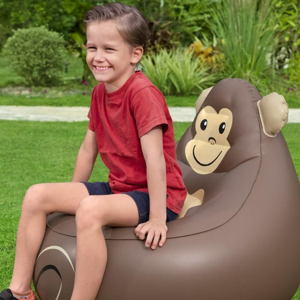 Bestway® Cozy Critters™ 兒童動物造型充氣椅（3 歲以上）隨機出貨