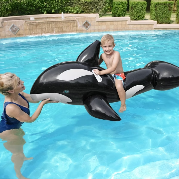 Bestway® Jumbo Whale Ride-On 巨型鯨魚造型兒童浮具（3 歲以上）