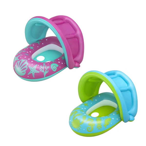 Bestway® Splash Star™ 星光遮陽嬰兒泳圈（ 1–2 歲）隨機出貨