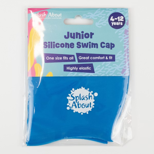 Silicone Swim Hat 矽膠泳帽-藍 4-12歲