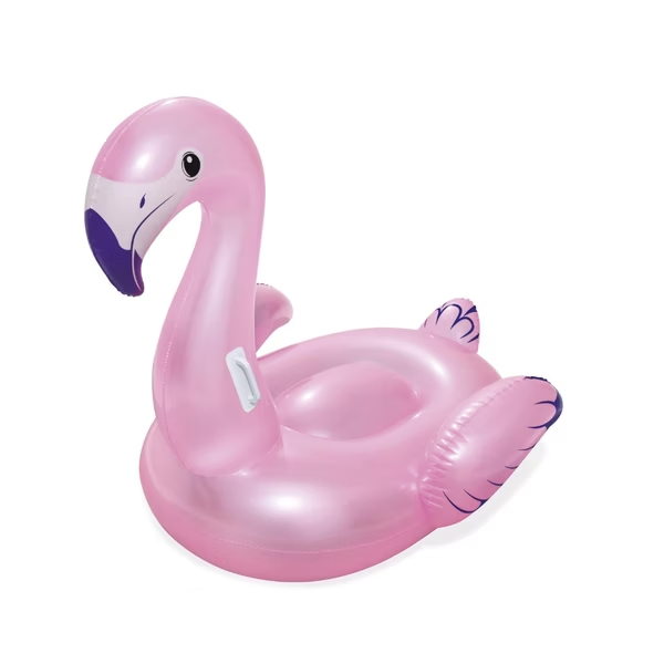 Bestway® Flamingo Ride-On 浪漫粉紅火鶴漂浮坐騎（3歲以上）