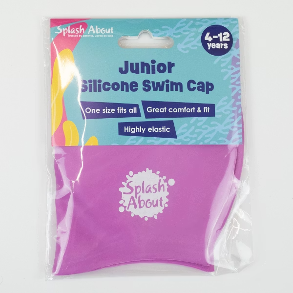 Silicone Swim Hat 矽膠泳帽-紫 4-12歲