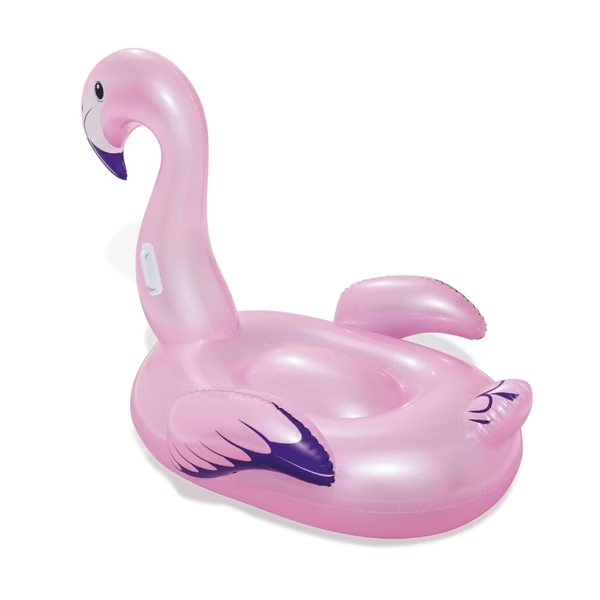 Bestway® Flamingo Ride-On 浪漫粉紅火鶴漂浮坐騎（3歲以上）