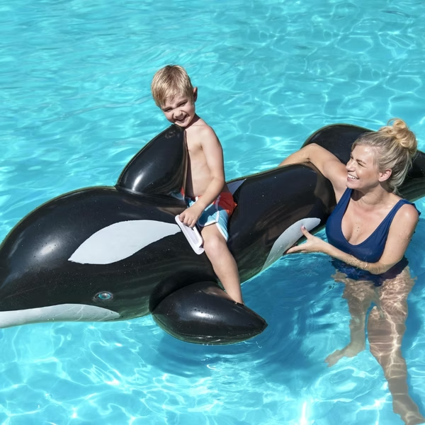 Bestway® Jumbo Whale Ride-On 巨型鯨魚造型兒童浮具（3 歲以上）