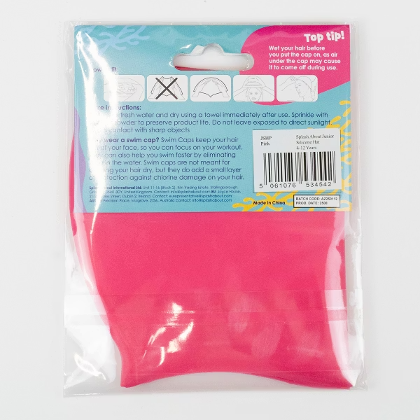 Silicone Swim Hat 矽膠泳帽-粉 4-12歲