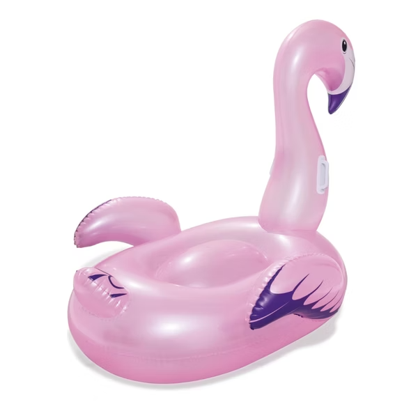 Bestway® Flamingo Ride-On 浪漫粉紅火鶴漂浮坐騎（3歲以上）