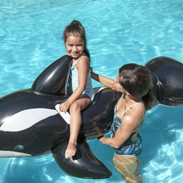 Bestway® Jumbo Whale Ride-On 巨型鯨魚造型兒童浮具（3 歲以上）