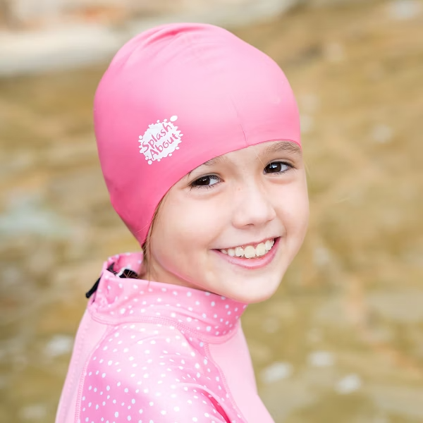 Silicone Swim Hat 矽膠泳帽-粉 4-12歲