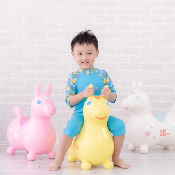8~10歲兒童抗UV防曬防寒連身泳裝 - RODY跳跳馬x一起去郊遊