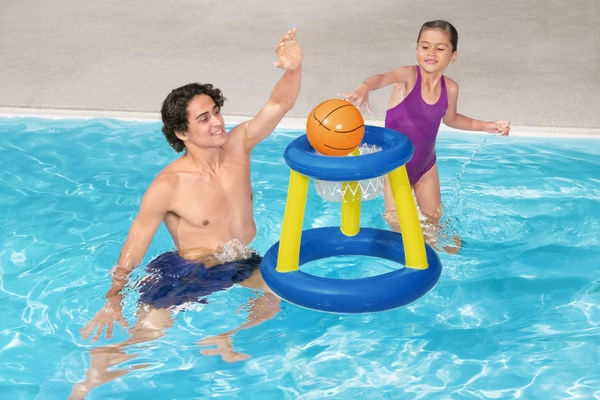 Bestway® Splash ‘N Hoop 水上充氣籃球遊戲組 3歲以上