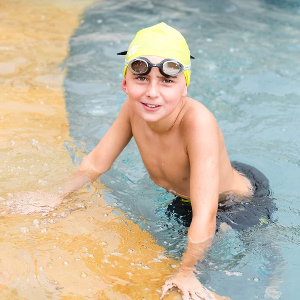 Silicone Swim Hat 矽膠泳帽-萊姆黃綠 4-12歲