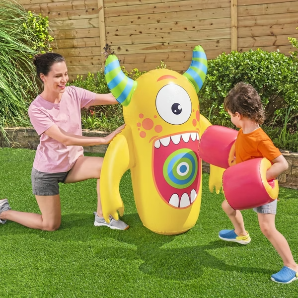 Bestway® Monster Knockout 怪獸出擊打擊袋組（附拳擊手套｜3歲以上）
