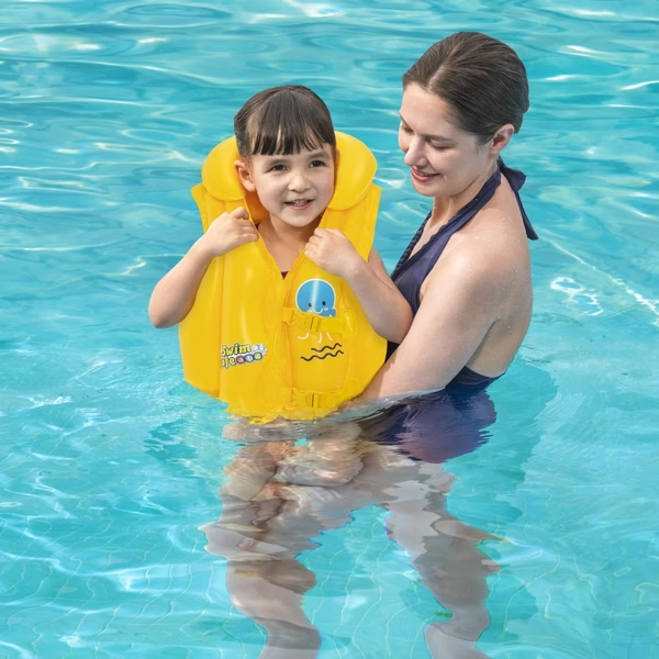 Bestway® Swim Safe ABC™ 兒童充氣式學游泳背心（ 3–6 歲）
