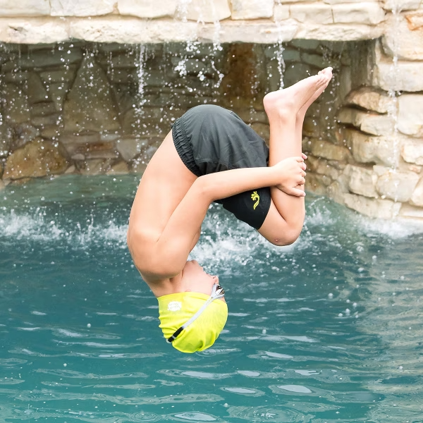 Silicone Swim Hat 矽膠泳帽-萊姆黃綠 4-12歲